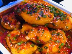 铁板鱼香茄盒-醉小酒馆·川菜·江湖菜·重庆菜(观音桥旗舰店)