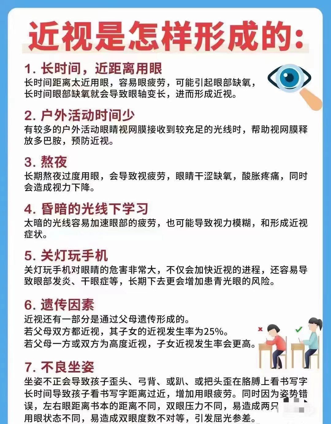 近视是怎么形成的?