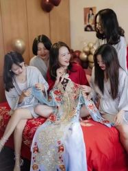 -懿沉香中式嫁衣礼服秀禾服龙凤褂马来褂旗袍总店