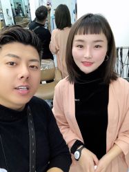 -I+造型烫发染发