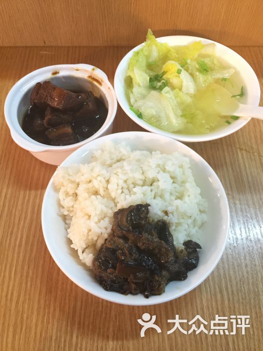 红烧肉饭套餐