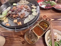 -陈叉子钢盆烤肉(中原万达店)
