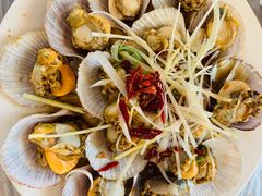 油泼扇贝-1910老鲁味海鲜·戳子肉·青岛菜(金沙滩店)