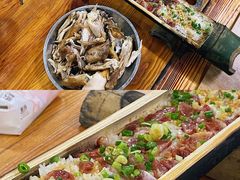 竹筒腊味饭-香竹农庄•传统竹筒饭(十年店)