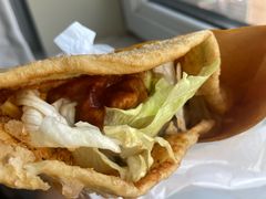 -小红车炸蛋葱油饼
