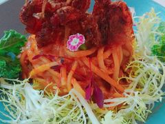 辣螃蟹意粉配酥炸软壳蟹-BossBabe亲子餐厅(金光华广场店)