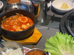 海鲜嫩豆腐汤-农乐园炭火烤肉(繁花中心店)