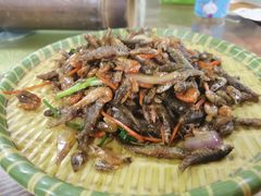 河虾蒸山坑鱼-花悦农庄 | 烧鸡·竹筒饭(沙迳高沙温泉香溪堡店)