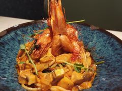 鲜茄茸大虾配马斯卡朋意大利面-BE BRIGHT KITCHEN(正佳广场店)