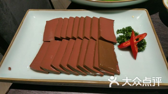 洪员外麻辣牛杂火锅-鸭血图片-上海美食-大众点评网