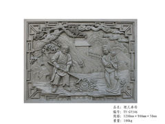 唐语砖雕二十四孝砖雕-寒山寺
