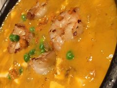 石锅虾球海胆豆腐-山里亲戚(淞虹路店)