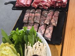蔬菜拼盘-贰重天冰煮羊自助火锅(东坝店)