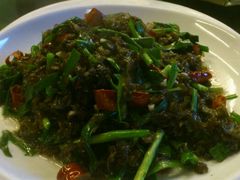 韭菜炒地膜-乐口福家常菜馆(古庸路店)