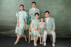 -时光纪亲子全家福照相馆(静安店母女写真父母纪念照)