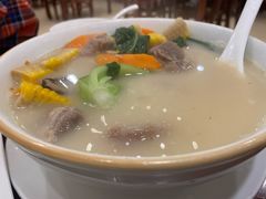 鲜山珍排骨汤煲-北平小馆·烤鸭·家常菜(磨房北里店)