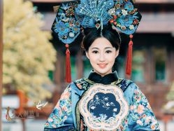 -后宫·古装汉服京剧儿童亲子全家福摄影