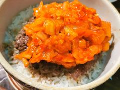 开胃泡菜牛肉饭-黄祥华养生堂·炖汤·营养蒸饭(岭南天地店)