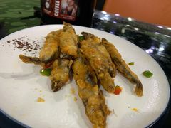 椒盐多春鱼-大富蚝乌东哥饭店·石锅鱼杂·柠檬鸭(革新路店)