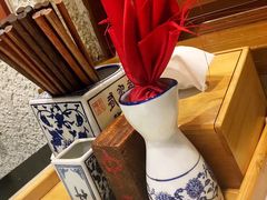 餐具摆设-京城小江南·土菜馆·蒸白鱼(东四十条店)