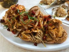 椒盐皮皮虾-覃记海鲜美食餐厅