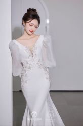 -桃子造型婚纱礼服(凤起广场店)