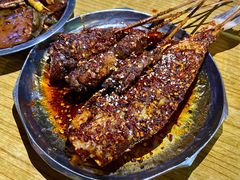 烤巴掌耗儿鱼-袁师傅烤肉(弹子石店)