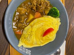 咖喱牛肉蛋包饭-豆恩咖餐(厦大翔安店)