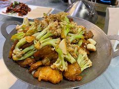 干锅有机菜花-小土豆北方菜馆(方庄店)