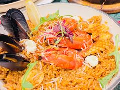 西班牙海鲜炒饭-秘密旅行Bonjour(黑金冠 江南西店)