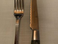 餐具摆设-Wolfgang’s Steakhouse 沃夫冈牛排馆(上海白玉兰广场店)