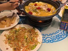 海鲜炒鱼面-王庄阿咪海鲜大排档(上下杭店)