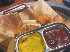 -明洞阿姨·韩式酱蟹烤肉·创意料理(三元桥店)