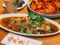 蒜爆鱼-杨氏青龙虾·羊蝎子(托乐嘉店)