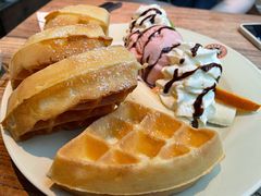 水果冰淇淋松饼-漫咖啡(奥体店)