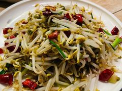 酸辣笨豆芽-四姐妹东北饺子(沙尾路店)