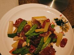 广式腊味炒荷芹-上下九广州菜馆(锦业路店)