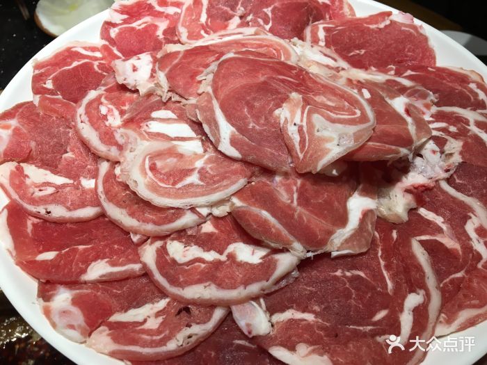 挥汗堂老灶火锅(通泰路店)-盐池羊肉卷图片-郑州美食-大众点评网