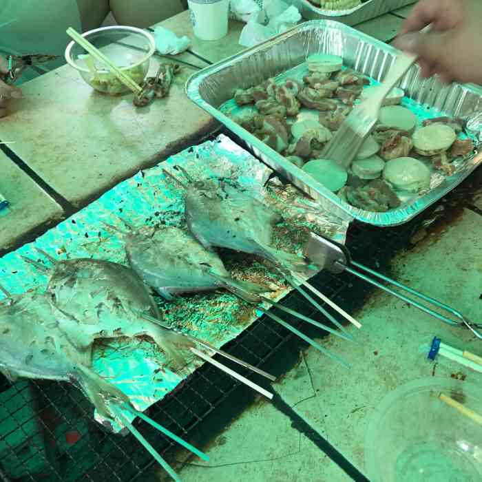 白马公园户外烧烤场