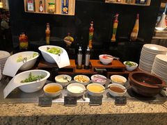 自助调料区-上海锦江汤臣洲际大酒店壹阶层