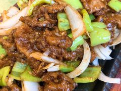 顶级铁板黑椒牛柳-桃子餐厅·天津菜(红星路直营店)
