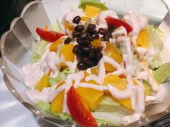 黄桃黄桃沙拉-猪啊牛呀羊啊铜盘烤肉(正大广场店)