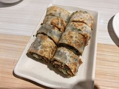 葱饼卷牛肉-台北楚楚园馅饼粥(虹桥南丰城店)