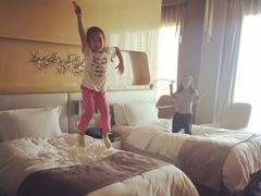 豪华海景双床房-青岛银沙滩温德姆至尊酒店