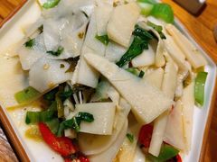 碧绿酸菜炒笋衣-小堂宴·老厦门码头小炒(厦大店)