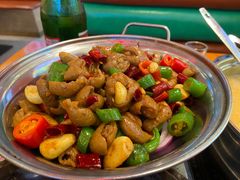干锅肥肠-聚味罗记大排檔·鲜鱼杂·甲鱼煲•龙虾馆(科学馆店)