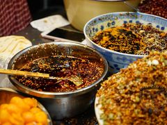 -清真马乐贝腊牛肉蛋黄菜夹馍(马蓉洒金桥店)