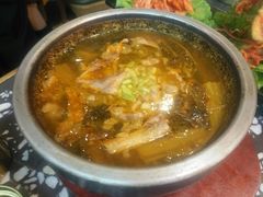 干白菜牛筋汤-黑牛の場烤肉(摩天活力城店)