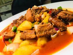 新疆大盘芦花鸡-喀什游记(金源店)