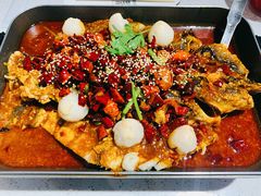 荔枝香辣鮰鱼-鱼酷活鱼烤鱼(北美店)